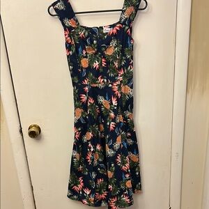 Orchid Bloom Women’s Tropical Dress Navy Size 4